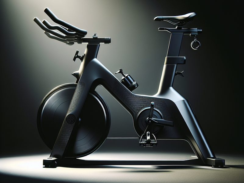 Bicicleta de ciclismo indoor moderna
