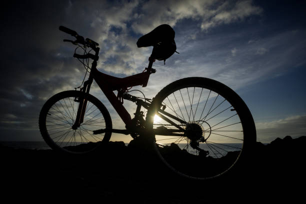 Photo Picture of a Mountain Bike at Sunset